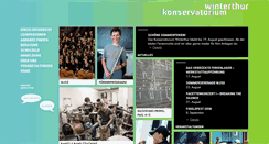 Desktop Screenshot of konservatorium.ch